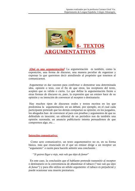 Ejemplos De Textos Argumentativos Con Sus Partes Para Primaria Nuevo