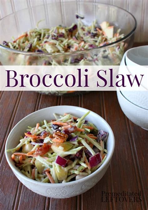 In a small bowl,whisk together dressing ingredients. A delicious Broccoli Slaw Recipe with pecans and ...