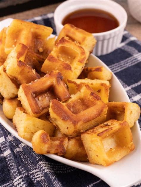Best Homemade Mini French Toast Waffle Sticks Bites Story