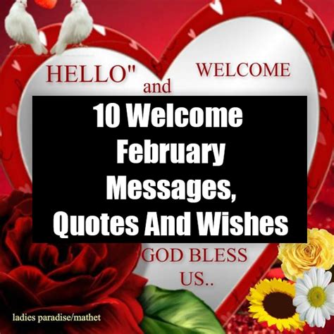 10 Welcome February Messages Quotes And Wishes