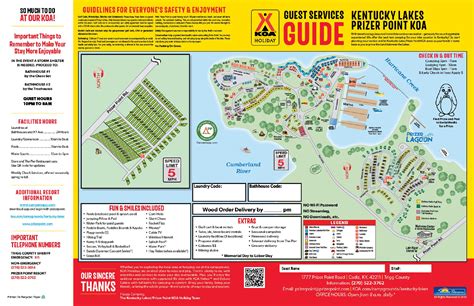 Prizer Point Campground Map