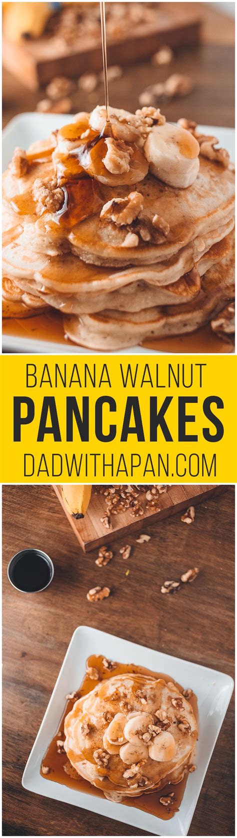 Banana Walnut Pancakes Dad With A Pan