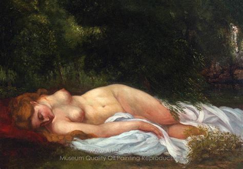 Gustave Courbet Reclining Nude Painting Reproductions Save
