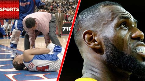Worst Nba Injuries All Time Graphic Lebron Bloodies Head In Game 4