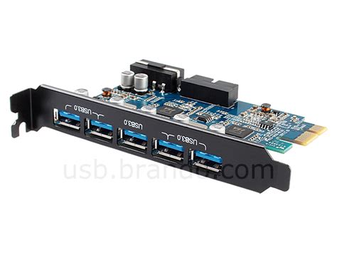 Type c expansion card pci express to usb 3.0 5port new adapter usb3.1 u2a4. ORICO 5-Port USB 3.0 PCI Express Card with 20-Pin Header