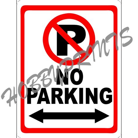 No Parking Signage Laminated Sign Shopee Philippines