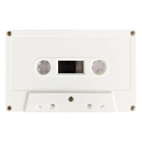 C90 White Screwed Tab In Blank Audio Cassette Tapes Retro Style Media