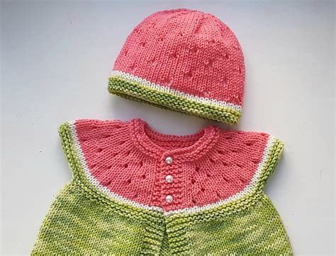 Ravelry Watermelon Baby Hat Pattern By Stitchylinda Designs