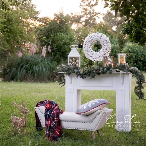 Christmas Mini Session By Cory Lee Photography Fireplace Outdoors