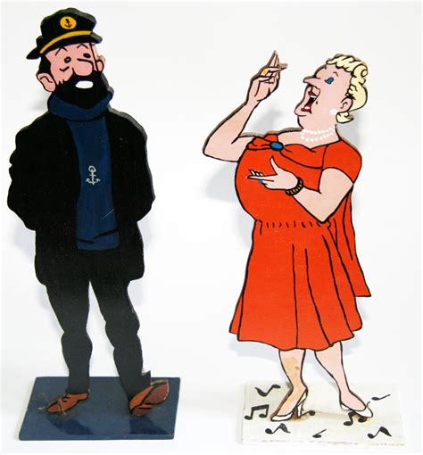 Captain Haddock Bianca Castafiore Captain Haddock Tintin Captain