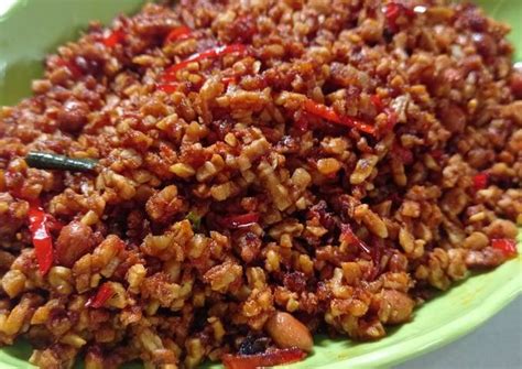 Resep dan cara membuat orek tempe kacang panjang #jagomasakminggu9 yang mudah dan lezat, lihat juga tips membuat bandeng kelo kuning gresik . Resep Orek Tempe Kacang Kering oleh Itha Khan Arifianti ...