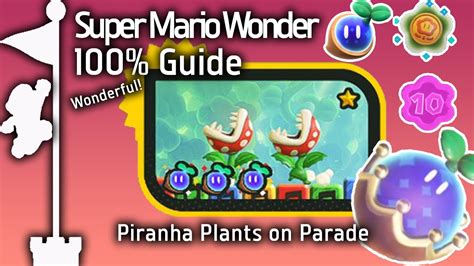 piranha plants on parade super mario bros wonder guide youtube