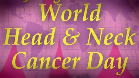 World Head And Neck Cancer Day Germany Youtube