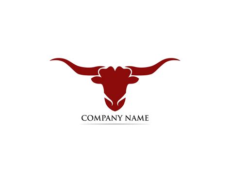 bull horn logo and symbols template 611919 vector art at vecteezy