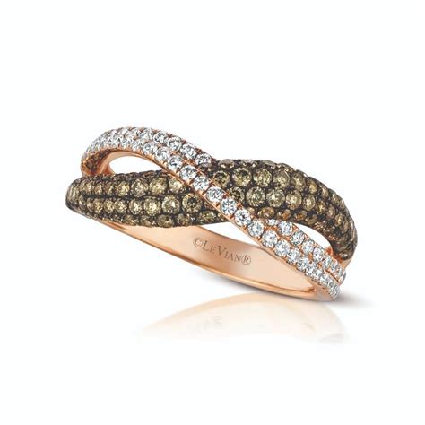 Le Vian Chocolate Diamonds 14k Rose Gold Ring Don Basch Jewelers
