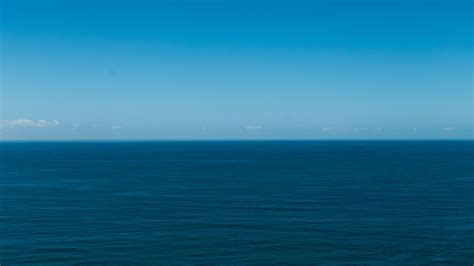 Download Wallpaper 2560x1440 Sea Horizon Minimalism Sky