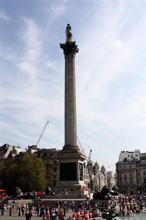 Nelsons Column Trafalgar Square London Photograph By Aidan Moran