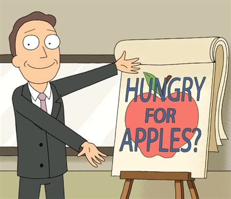 Jerry Smith Hungry For Apples Rick And Morty Blank Template Imgflip