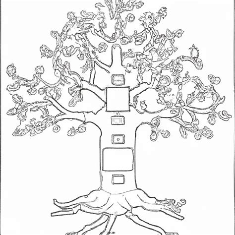 Descubra a Sua Árvore Genealógica com Desenhos para Imprimir e Colorir