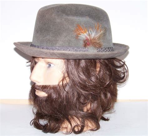 Vintage John B Stetson Mens Hat With Original Box Fedora Etsy Hats