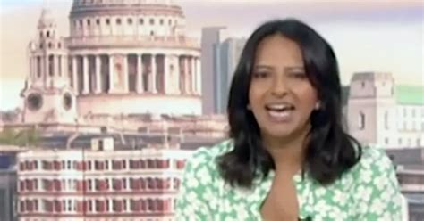 Ranvir Singh Suffers Wardrobe Malfunction As She Pulls At Top Live On GMB Daily Star
