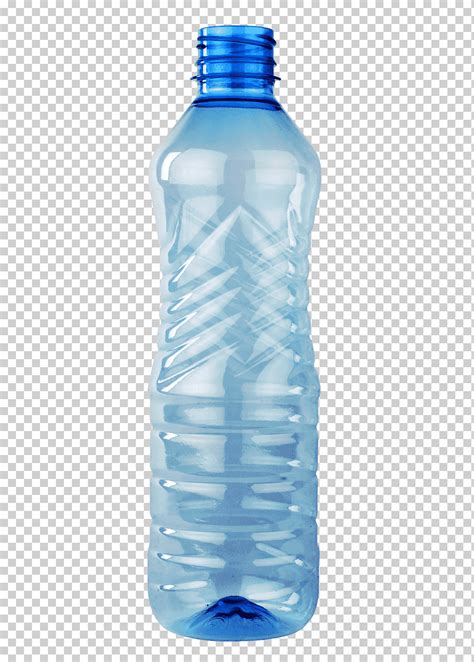 Botella De Plástico Azul Clara Vacía Botella De Plástico Botella De