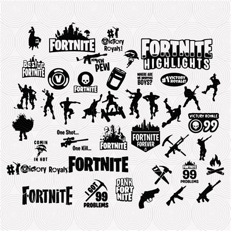 41+ Free Fortnite Svg For Cricut Gif Free SVG files | Silhouette and
