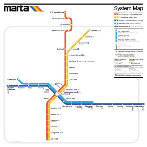 Transit Maps Submission Unofficial Map Marta Rail Atlanta Redesign