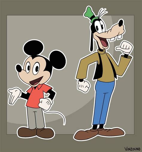 Mickey And Goofy Ducktales 2017 Style By Vinzound Ducktales