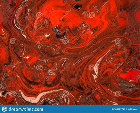 Abstract Red Marble Stone Texture For Background Stock