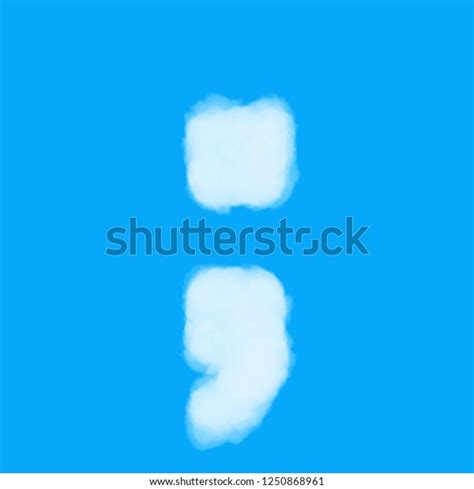 Puffy Cloud Font Set Letters Numbers Stock Photo 1250868961 Shutterstock