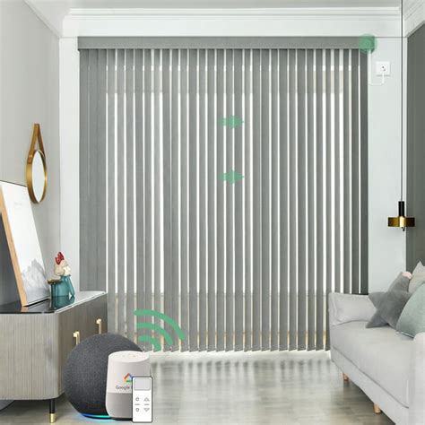 Yoolax Motorized Vertical Blinds Remote Control Wifi Automatic Window