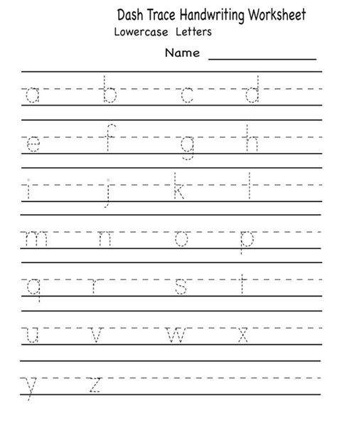 Traceable Alphabet Worksheets A Z Handwriting Worksheets For Kids