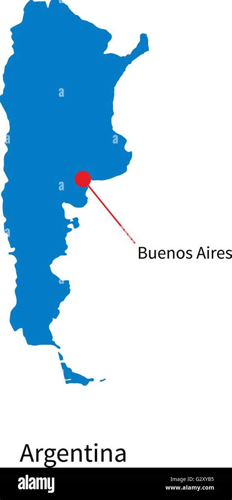 Argentina Map With Major Cities
