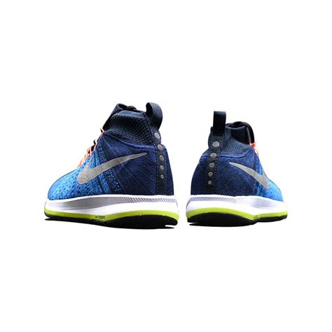 Mens Nike Air Zoom Pegasus All Out Flyknit Running Shoes Racer Blue