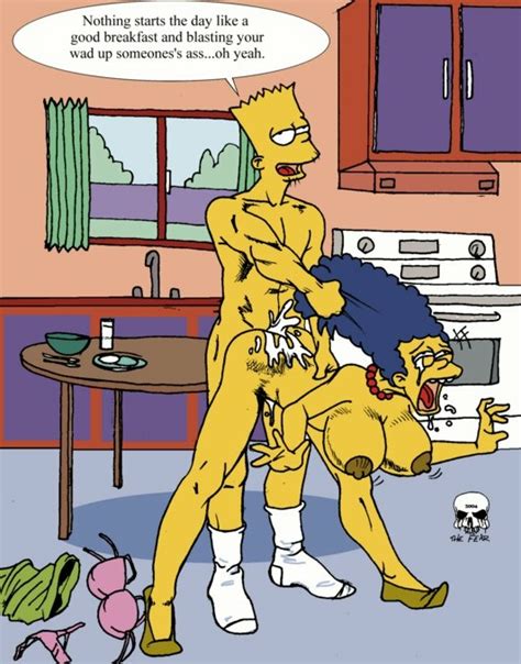 rule 34 anal bart simpson breasts color cum cum in ass female human incest indoors male marge