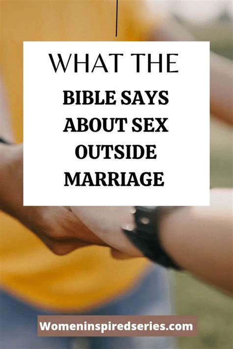 Is Sex Before Marriage A Sin Womeninspiredseries