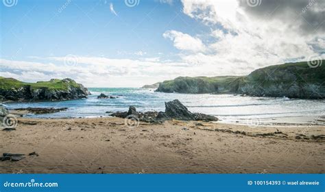 Porth Dafarch In North Wales Stock Image Image Of Landscape Travel