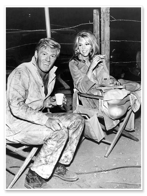 Robert Redford And Jane Fonda 1966 Print By Bridgeman Images Posterlounge