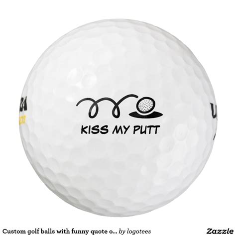 Custom Golf Balls With Funny Quote Or Name