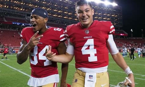 Watch Nick Mullens Completes First Nfl Throw