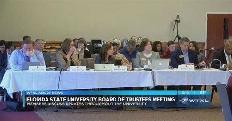 Fsu Holds Board Of Trustees Meeting