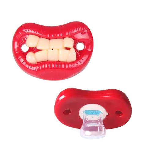 Funny Cute Red Lip Bpa Free Abs Baby Custom Pacifier Buy Baby