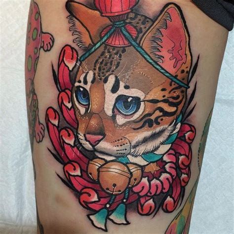 Maybe you would like to learn more about one of these? Neotraditional cat tattoo by Young Woong Han. # ...