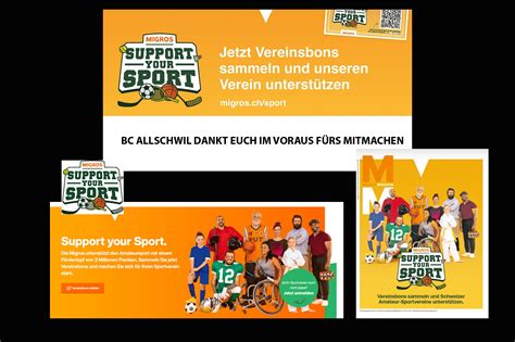 Migros Aktion Support Your Sport Bcallschwil