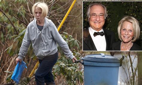 Pictured Bernie Madoffs Wife Ruth Taking Out The Trash