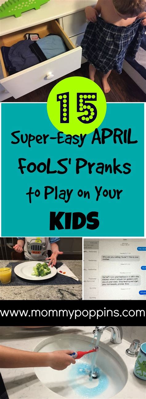Silly pranks for april fool's day are a fun way to start a new family tradition! 17 Super Easy April Fools' Day Pranks to Play on Your Kids ...