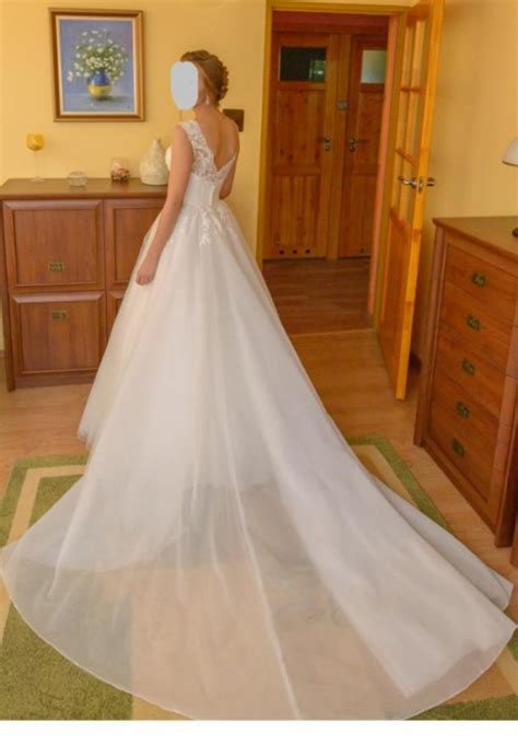 Suknie Suknia ślubna Sincerity Długi Welon Kolor Ivory 1 69900zł