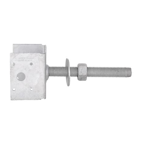 Attaching a wood post to a deck's concrete footing, a concrete walkway, patio or porch slab is easy. Pin on Remy's Rack