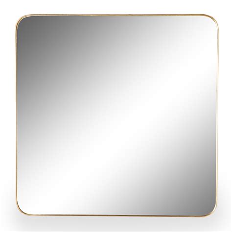 Large Square Gold Framed Arden Wall Mirror Square Wall Mirrors